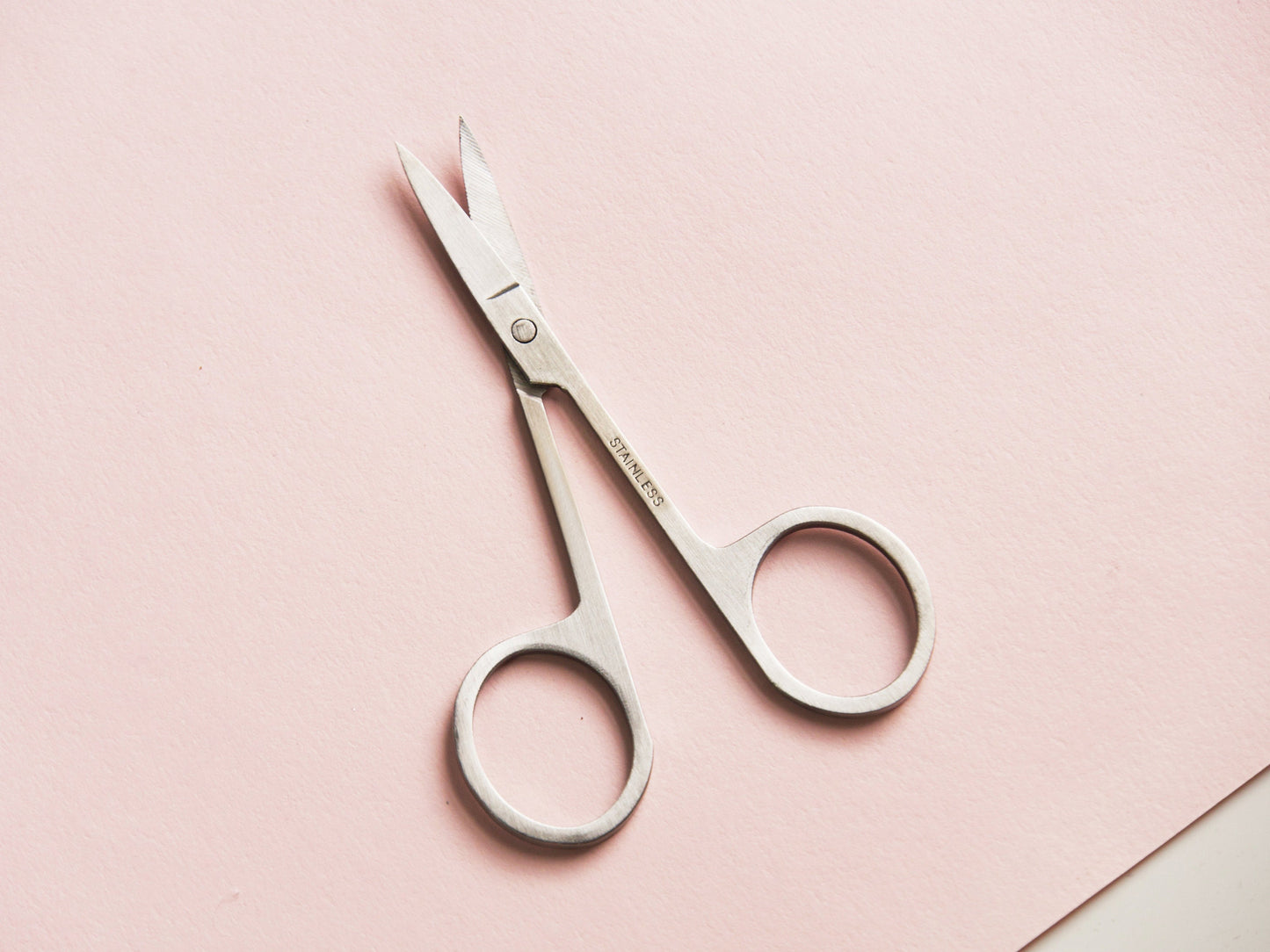 Silver Curved head Eyebrow Scissor, Stainless Steel Craft Scissors, Scissors Embroidery Scissors, Nail sticker Scissor, foil cutter