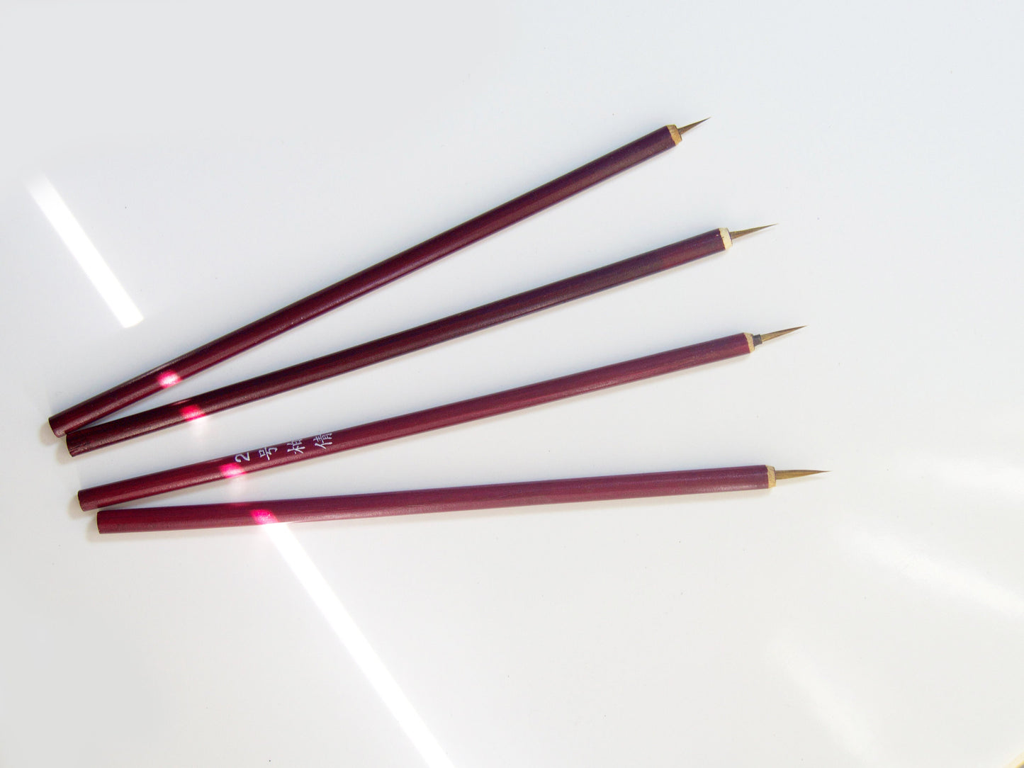 Mink Hair Nail Brush Flower Painting Detailing Striping Nail Art Pen, liner brush, Painting Brushes Thin Bamboo Handle Tool Supply