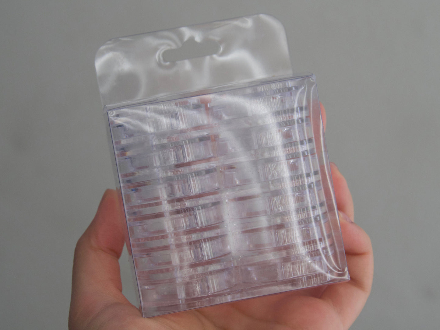 12 Grids Acrylic Container Box for Charms Trims Beads Rhinestones Earrings Chains Studs /Nail Supply Organizer/ Jewelry box