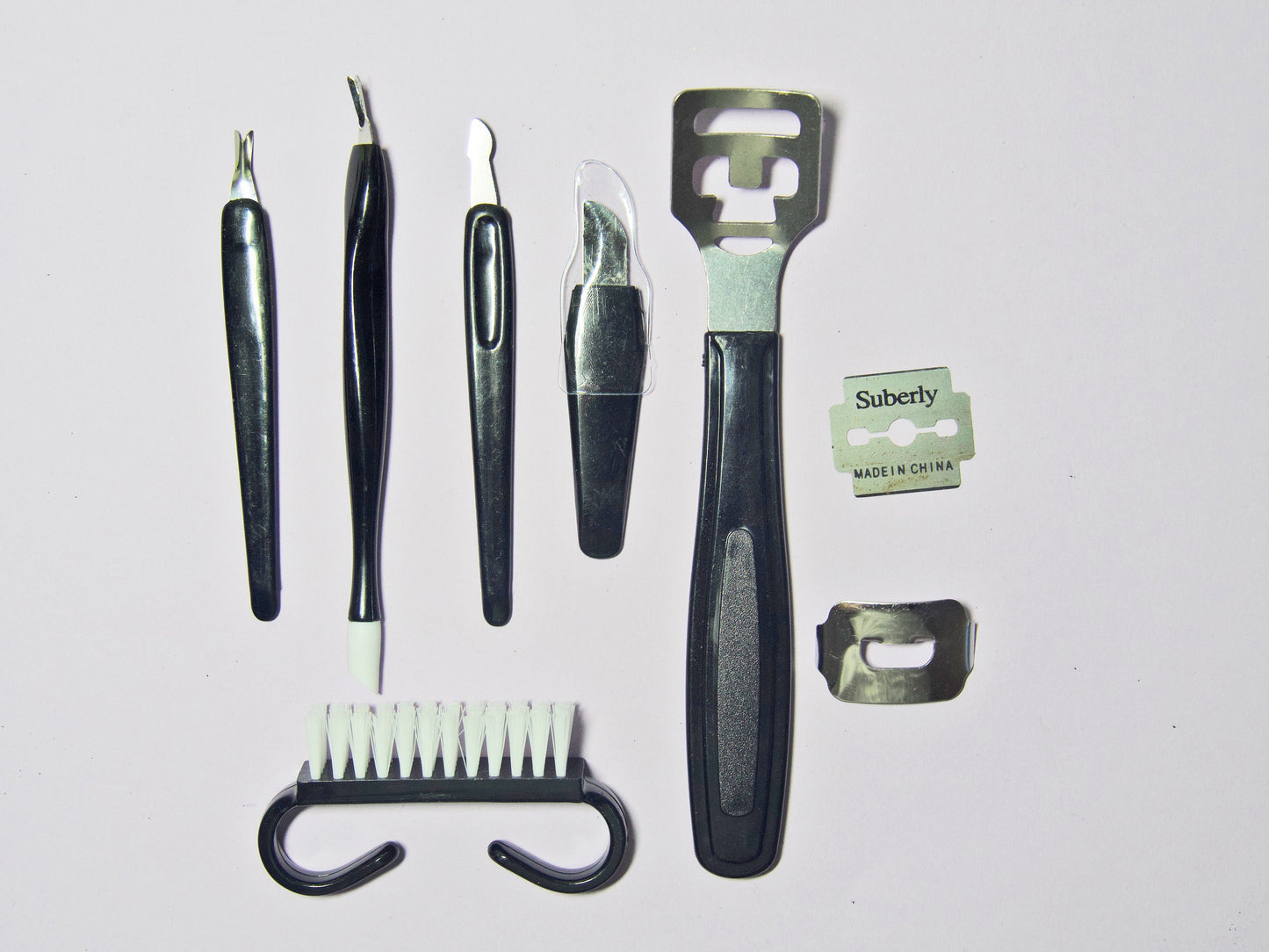 12pcs Pedicure Tools Set/ Foot Care Kit Feet Rasp Dead Skin Remover Kit/ Manicure File Buffer Kit Foot Callus Remove/ Nail supply Home care