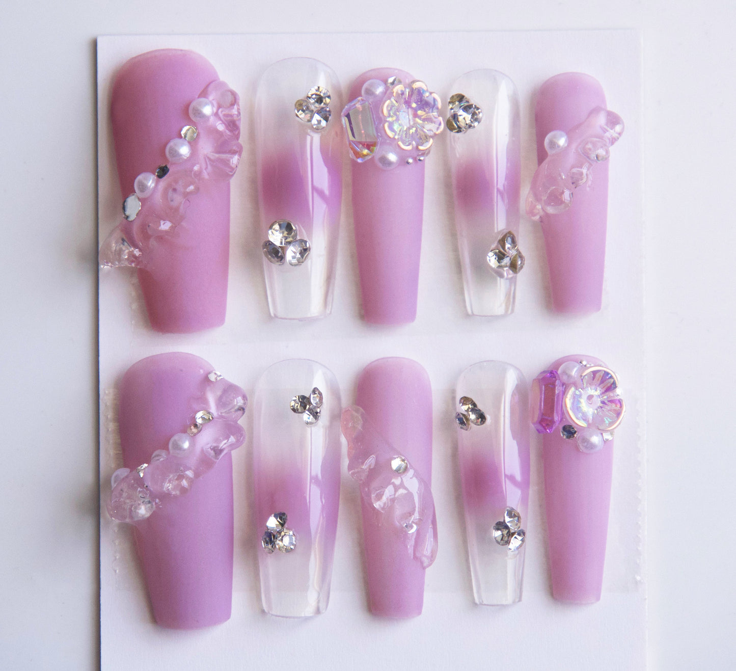 10 pcs 3D Butterfly Floral Bowtie Nail Decal/ Chameleon Tik Tok Nail DIY charm for nail Gel Polish Design