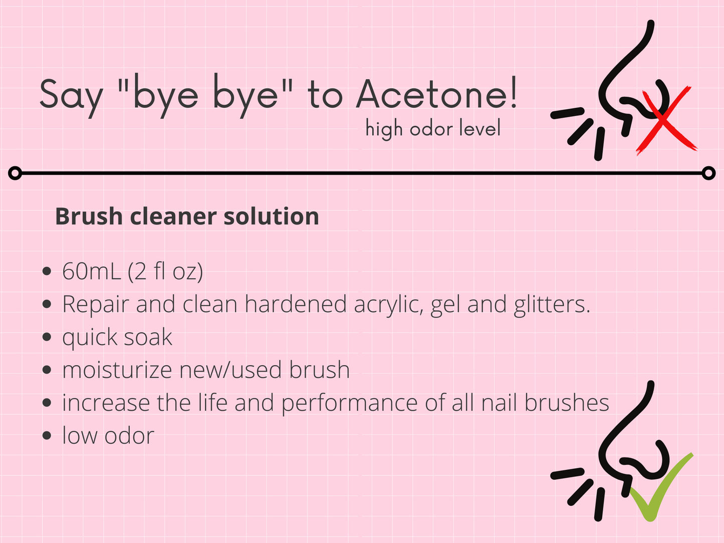 60ml Nail Brush cleaner jelly gel/ Brushes cleanser solution Preserver Restorer/ Repair Wash hardened acrylic and gel/ Odorless conditioning
