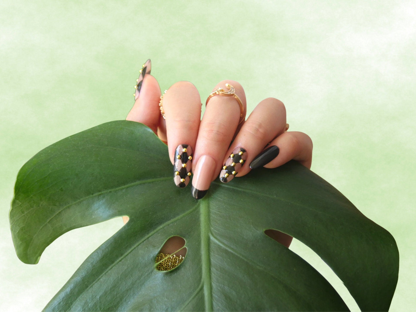 Metallic Hemisphere Caviar beads/ Semicircle Silver Gold nail micro beads