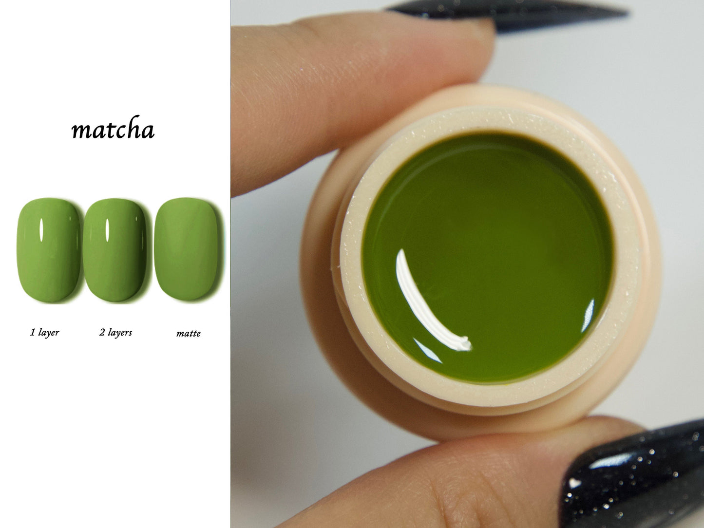 5g Solid Jelly UV Gel Nail Art /Green Matcha Pudding UV Gels Creamy Gel Manicure Pedicure Nails Polish Fresh Summer Nails Art