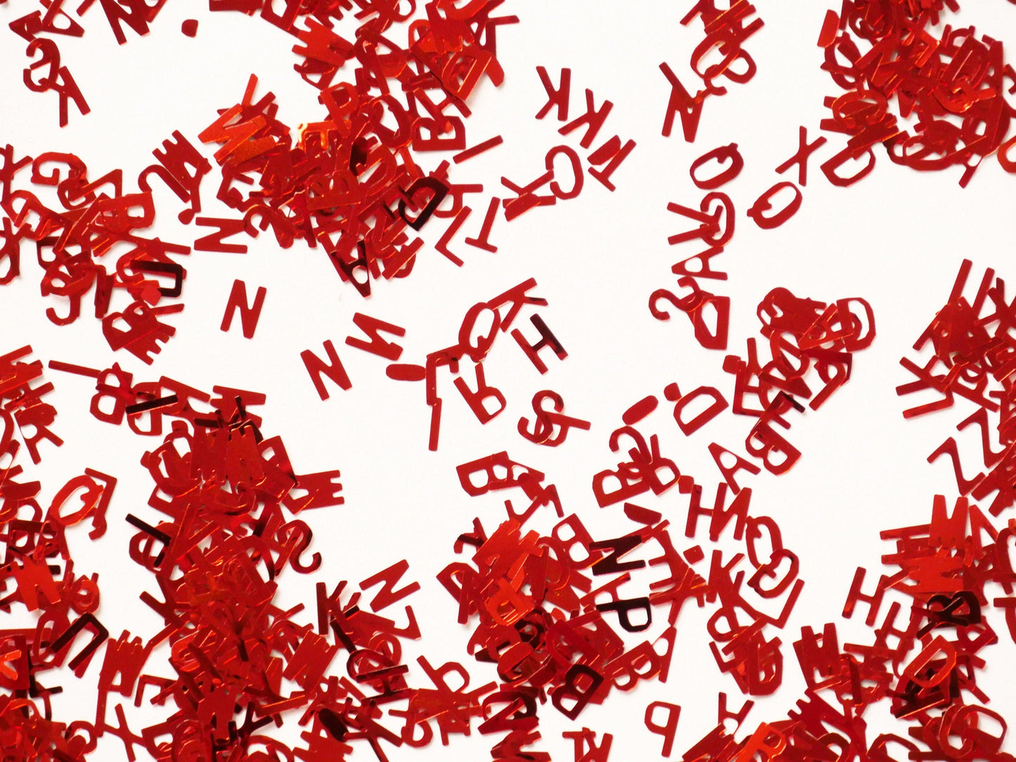 Halo A-Z English letter Sequins Flakes/ Nail art Laser Sequins/ DIY crafts supply for sequins design / Alphabet calligraphic nail art