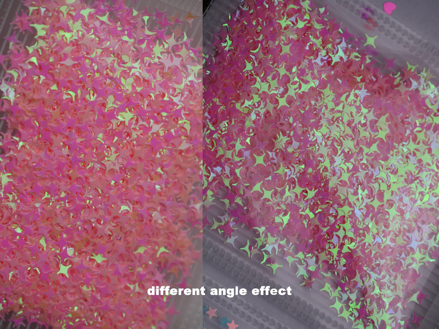 3g Mini Star Glitter Nail Flakes 3D DIY laser Sequins/ 3mm Halo Star Shaped Sequins Flakes for Nail Gel UV Resin Nail Polish