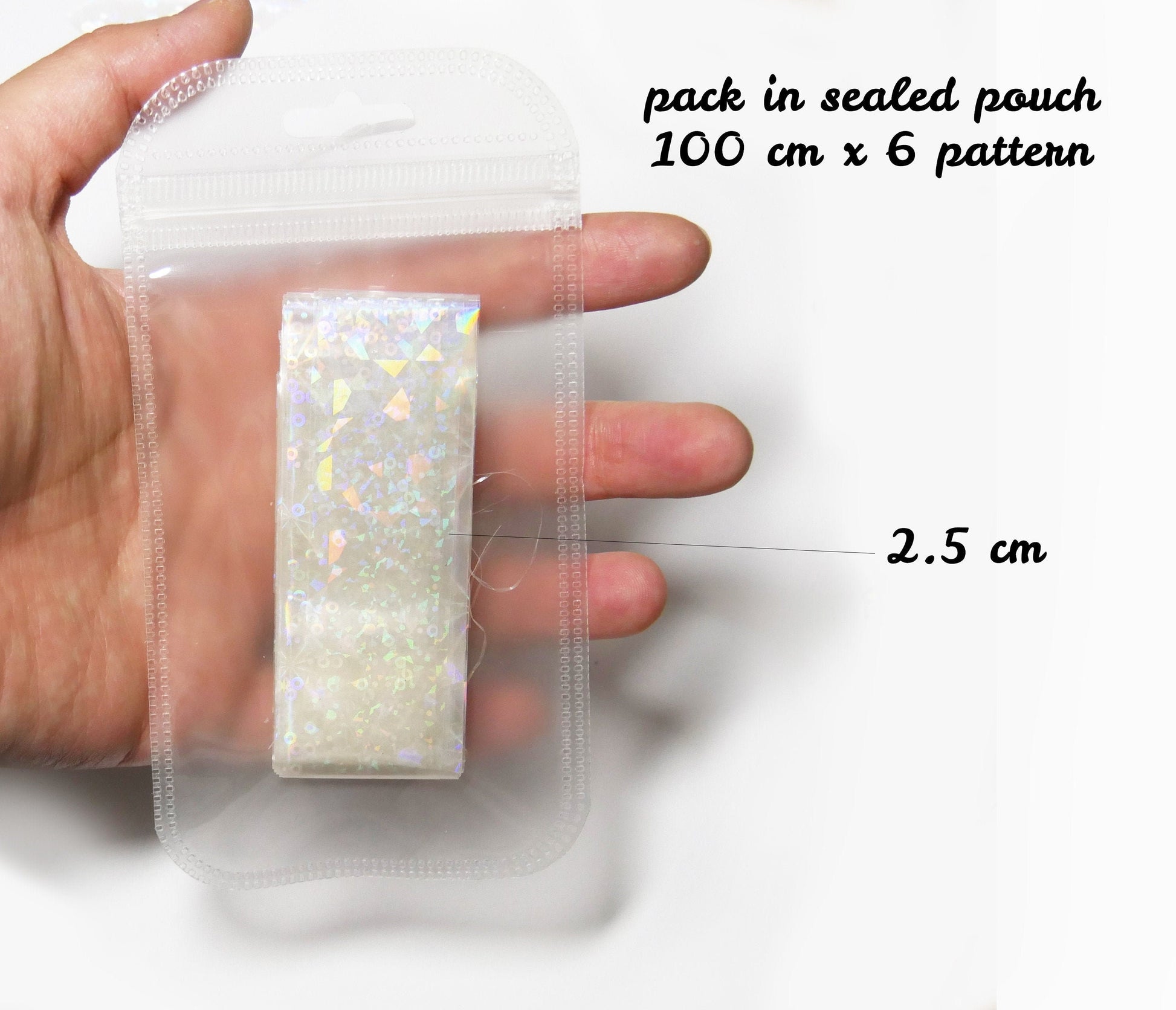 6 Yard Lazer Chameleon Rainbow transfer paper Foil Nail Art Star Design Sticker Decal/ Transparent Firework Dots Halo nail design foil