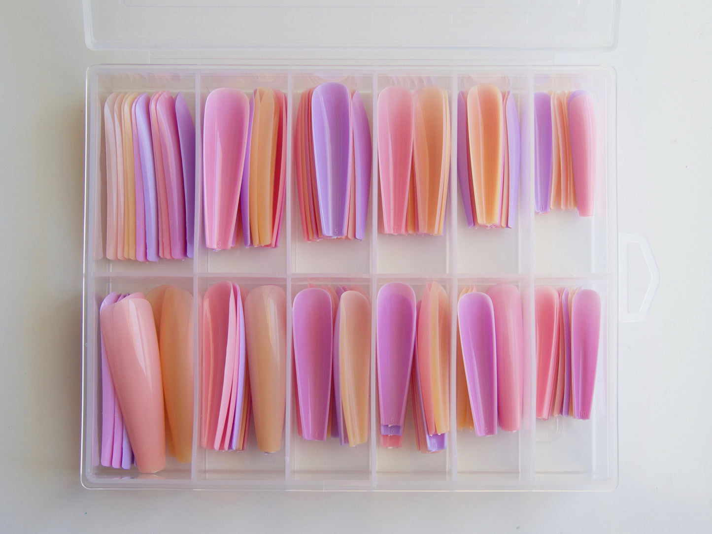 120 pcs Long Coffin Fake Nails