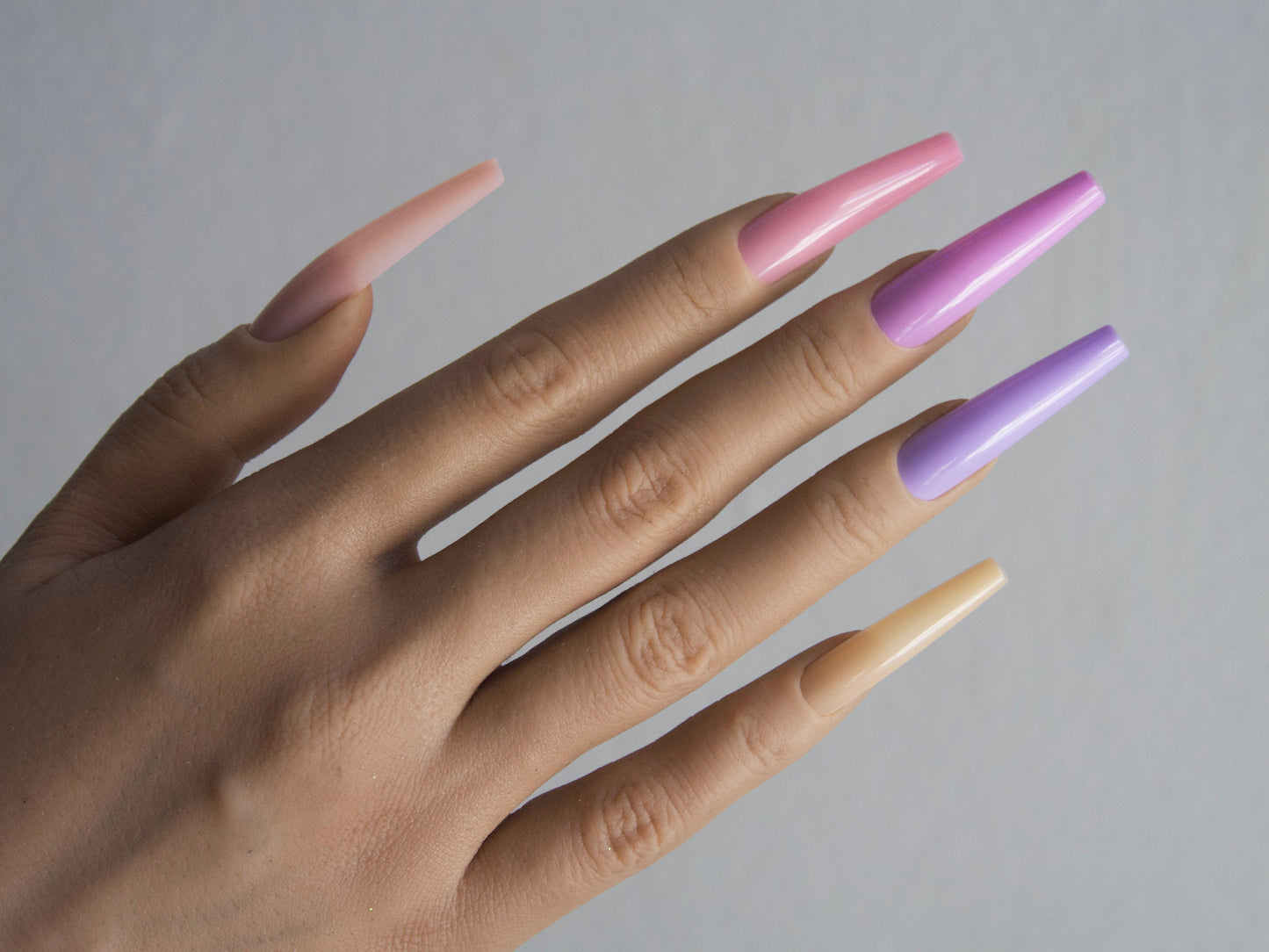 120 pcs Long Coffin Fake Nails
