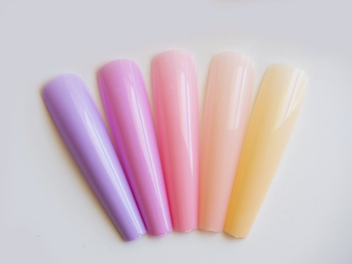 120 pcs Long Coffin Fake Nails