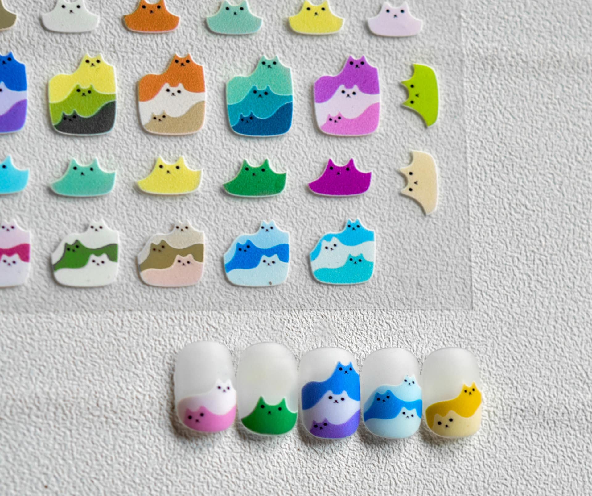 Cute Kitty Nail Stickers