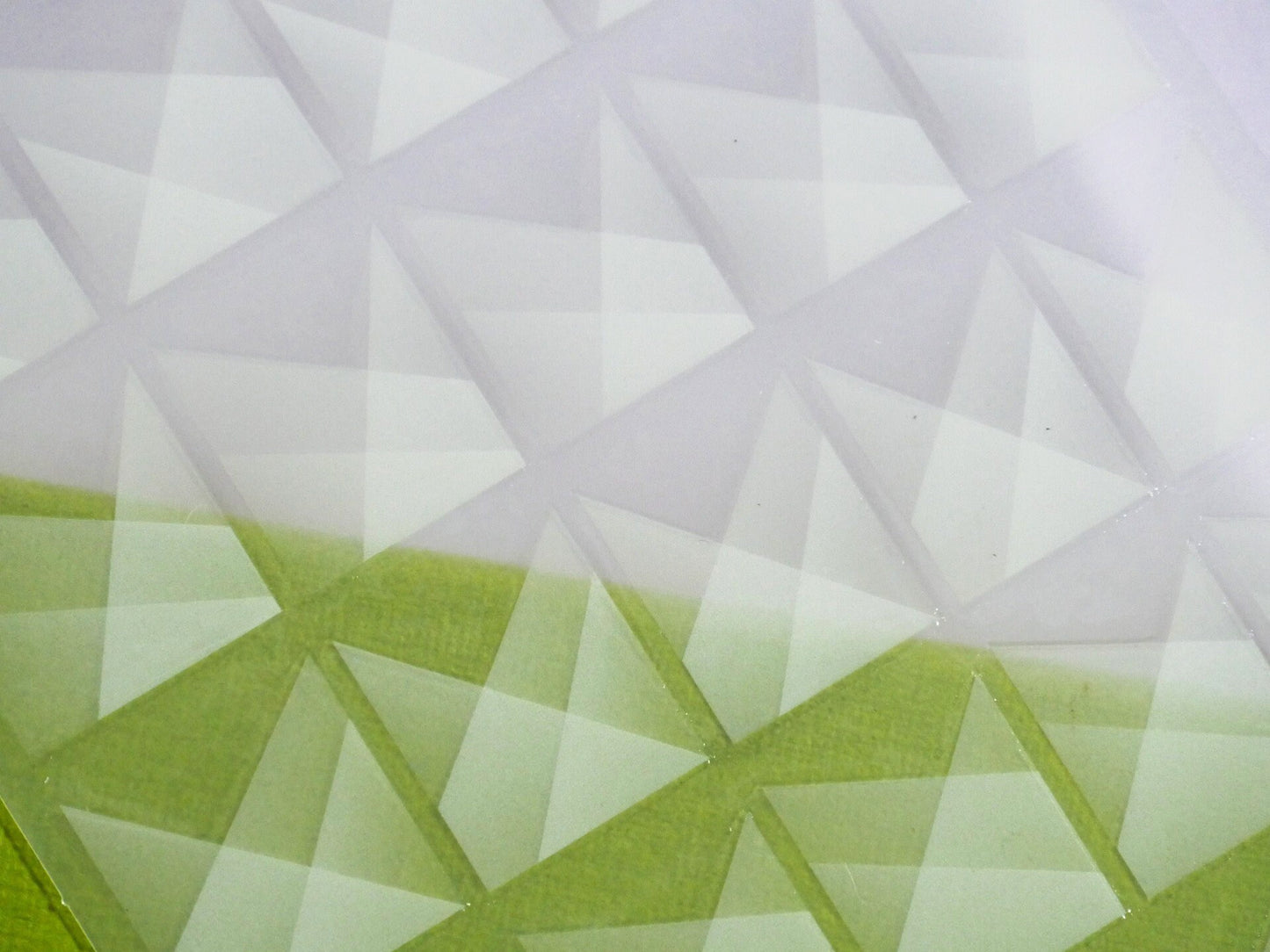 Translucent White Superimposed French Tip Nail Art Sticker