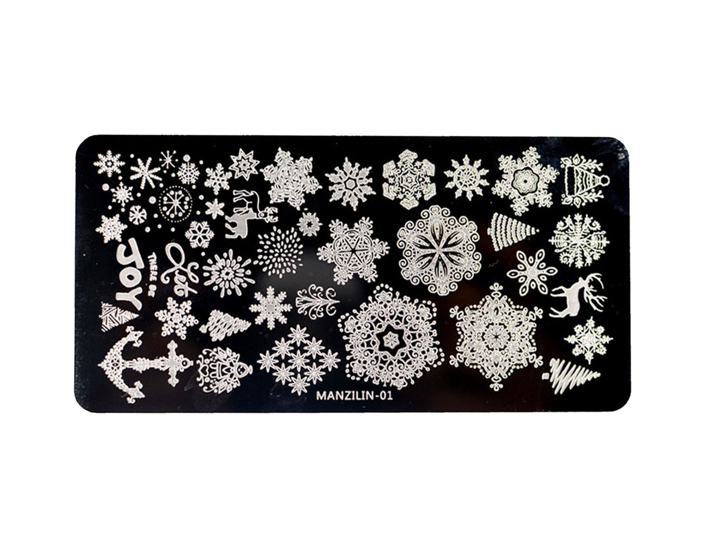 Christmas Nail Art Stamping Image Plates
