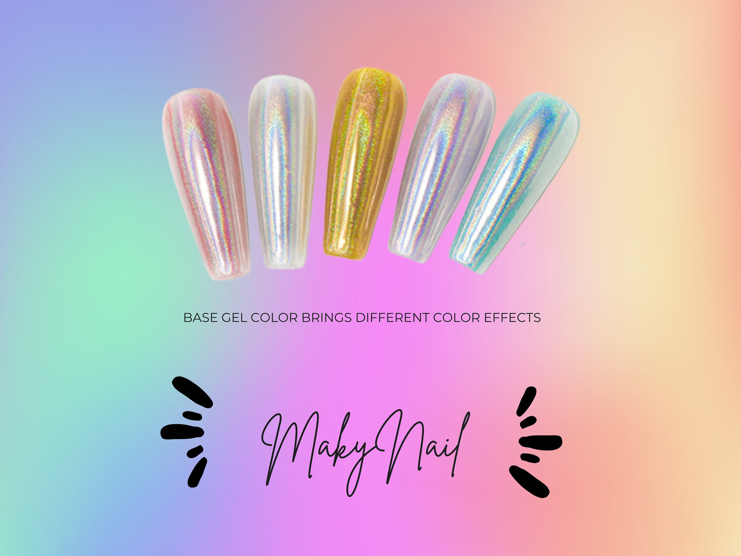 Silver & Gold Chrome Powder