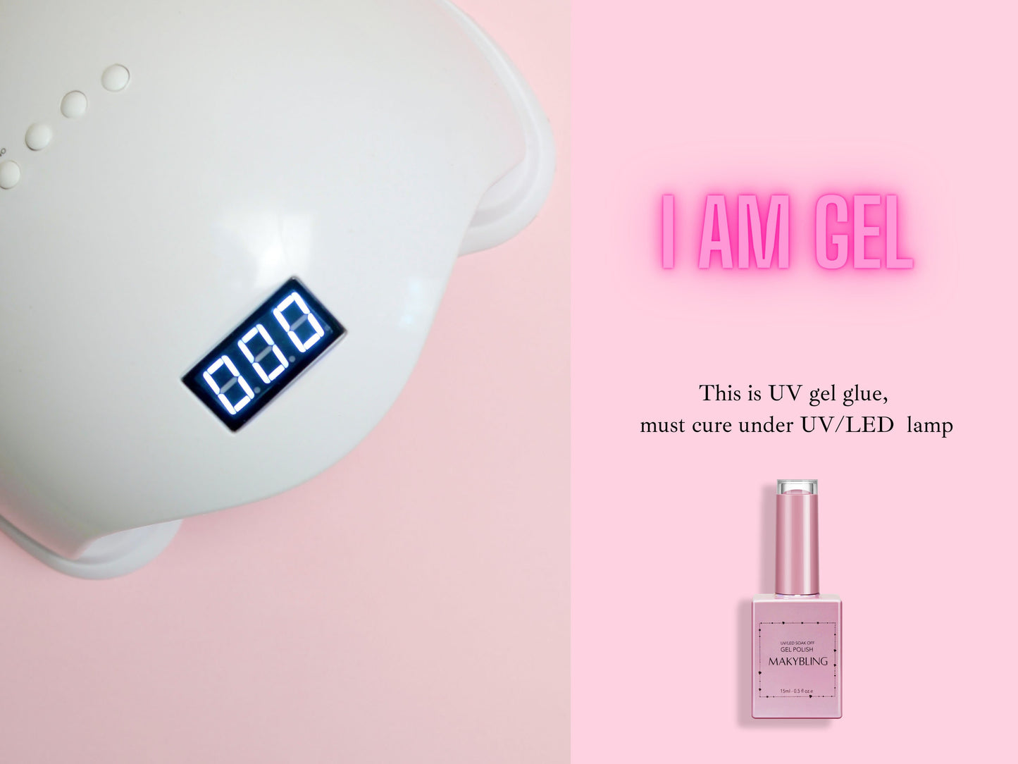 15ml Press on Nail Tips UV Glue