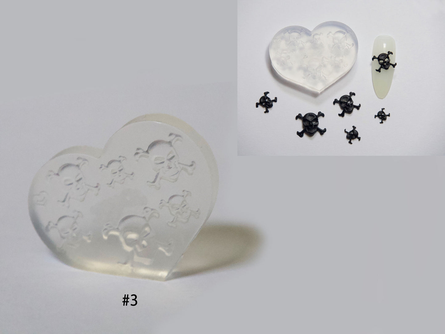 Silica Mould for Nail Art DIY Decal Design