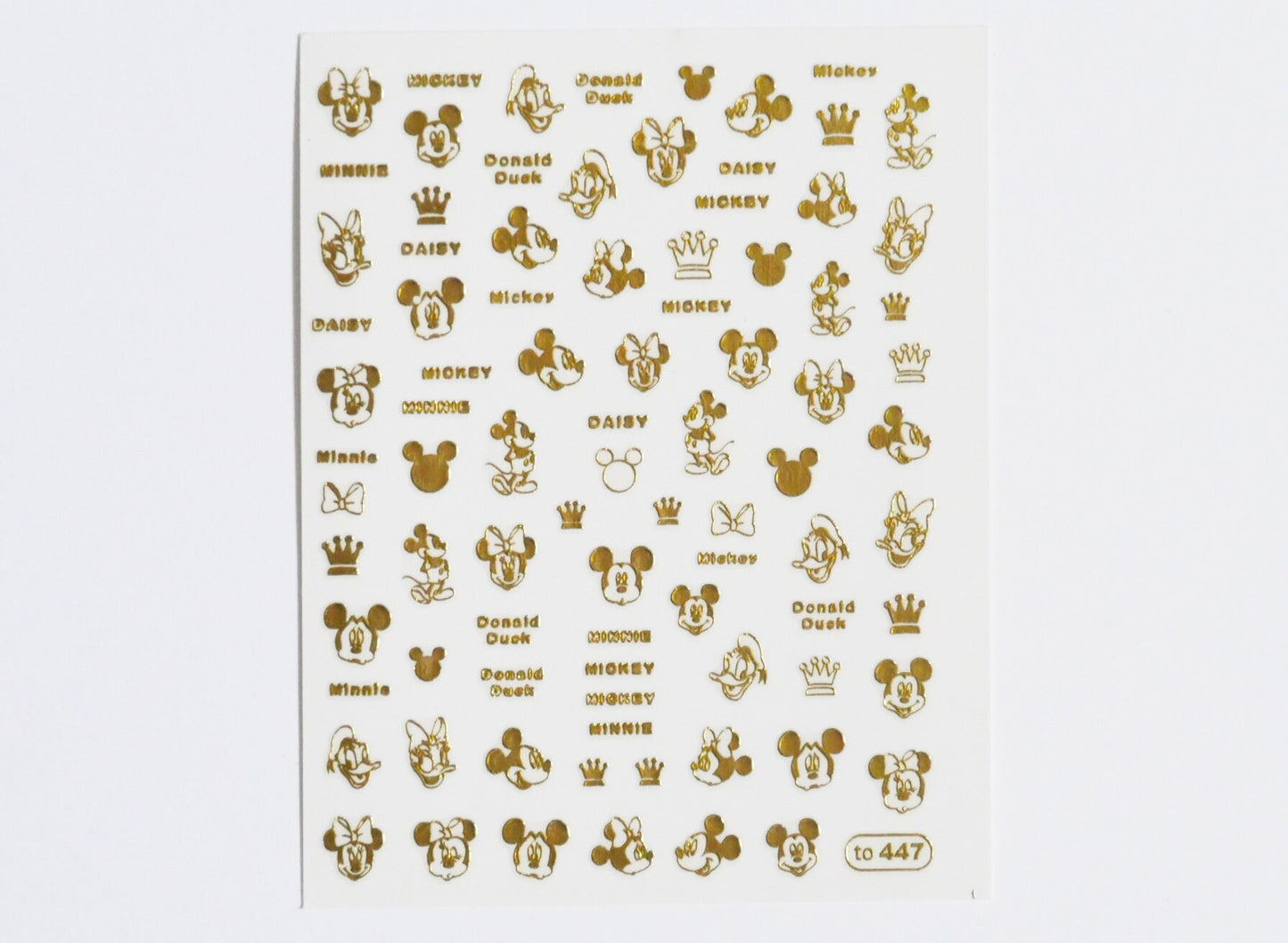 Mickey Mouse Minnie Mouse Nail Decals/Disney Theme nail sticker/Goofy 3D Nail Art Stickers Self Adhesive Decals/ Cartoon Miniature Appliques