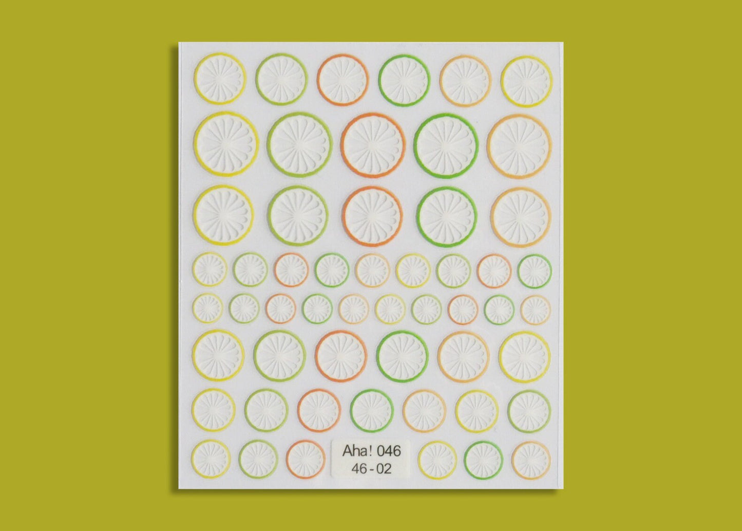 Lemon Lime Orange Nail Art Sticker/ Juicy Fruits DIY Tips Guides peel off Stickers/ Orange Yellow Green Kawaii Summer Nails Decal