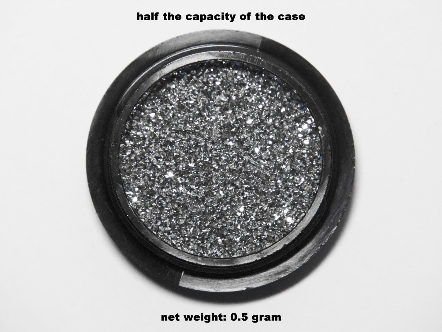 Micro Triangle Shattered Diamonds Sequins Glitters/ 0.5g Silver Diamond Burst Flash Reflective Clubbing High Light Bling Dazzle Powder