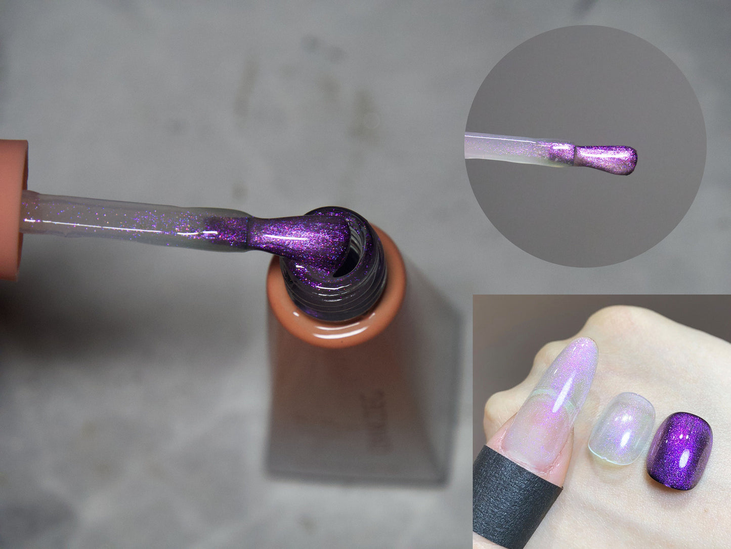 10ml Pearlescent Ultrafine Glitter Aurora Unicorn Nail Gel Polish