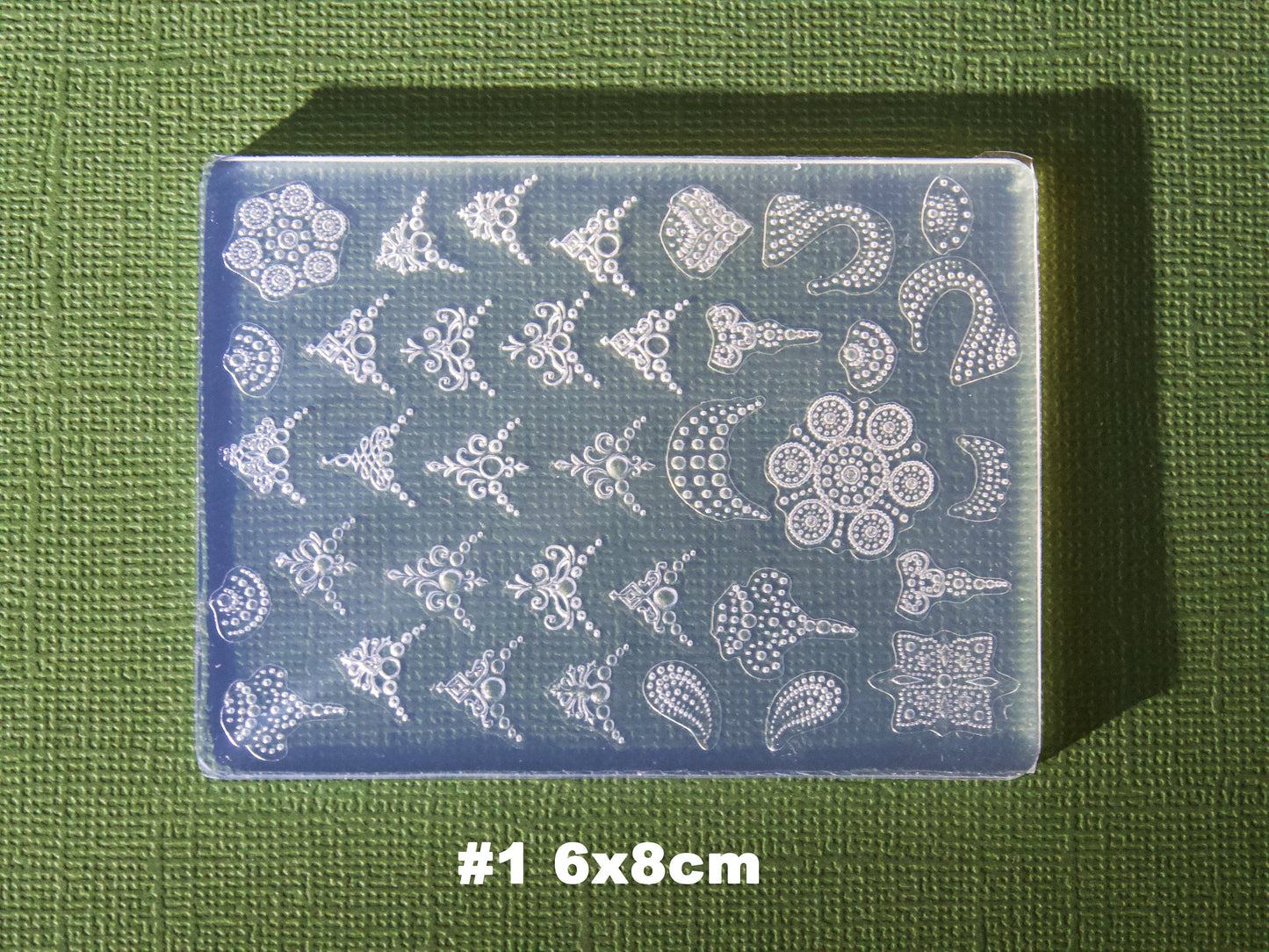Art Frame & Mandala Dotting Silica Mould Nail Art DIY Decal Design/ Silica 3D Paint Frame Henna Bohemian Template Gel polish Mold Manicure