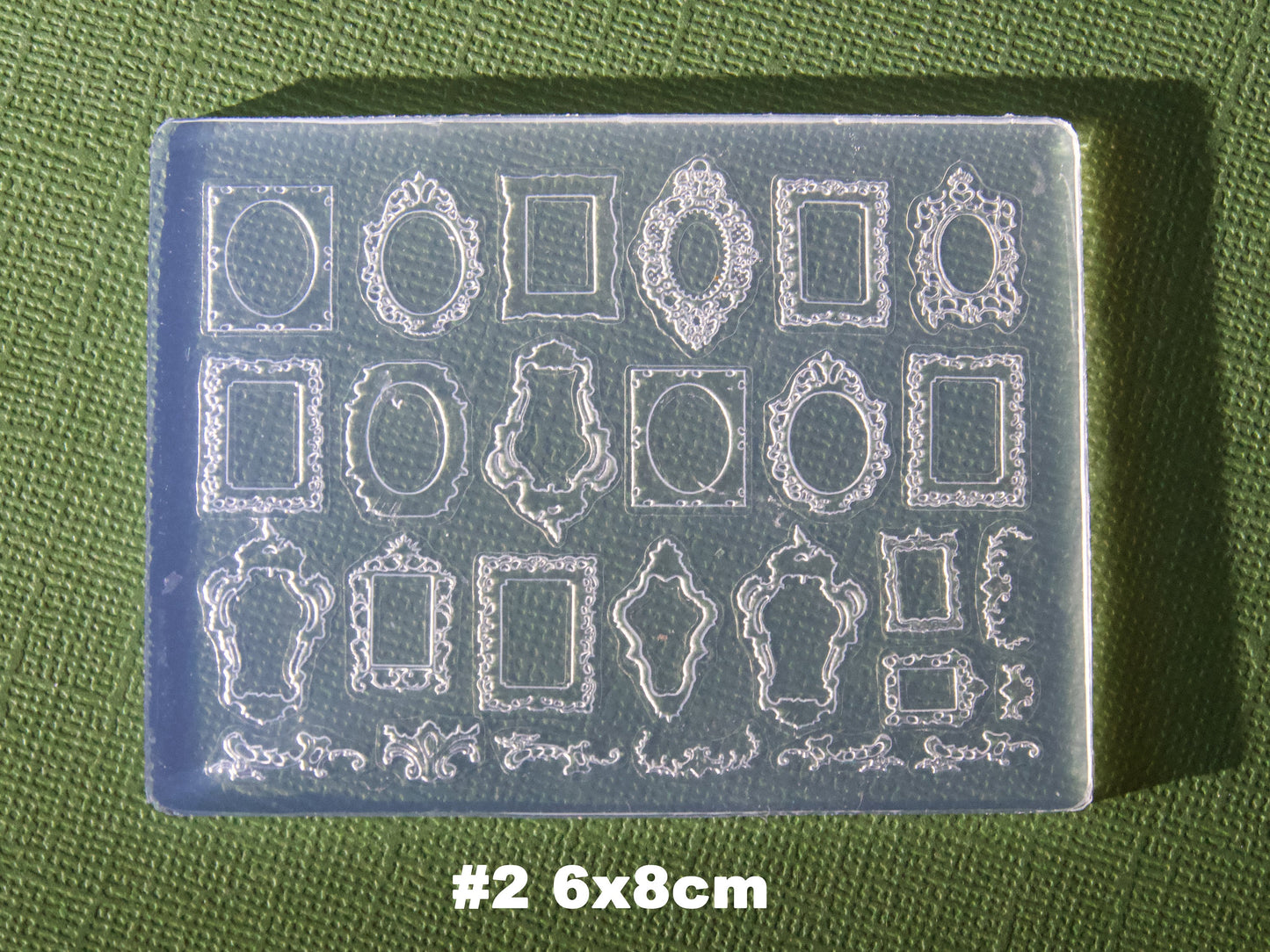 Art Frame & Mandala Dotting Silica Mould Nail Art DIY Decal Design/ Silica 3D Paint Frame Henna Bohemian Template Gel polish Mold Manicure