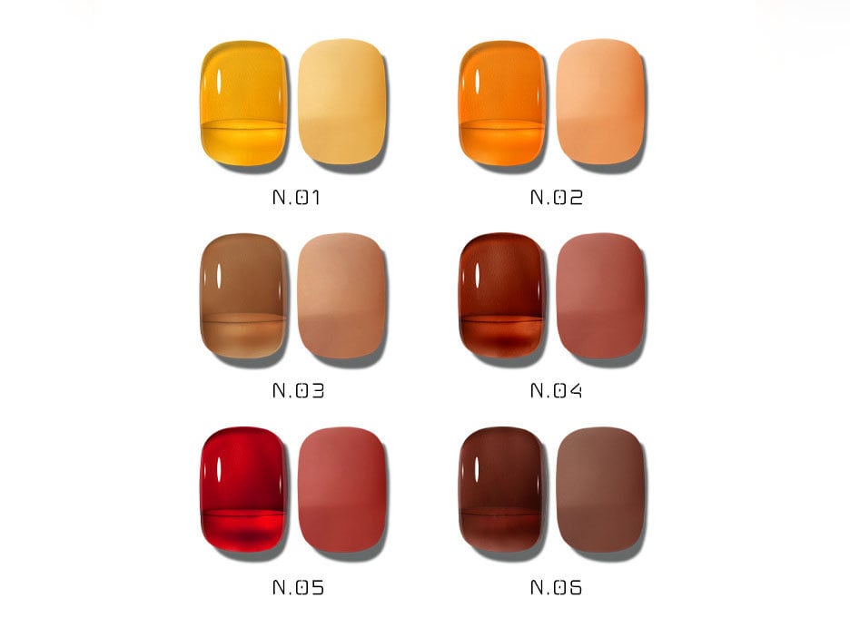 5ml Jelly Amber UV Gel / Translucent Honey Gem Amber Soak off Gel Polish Radiant Topaz Gels