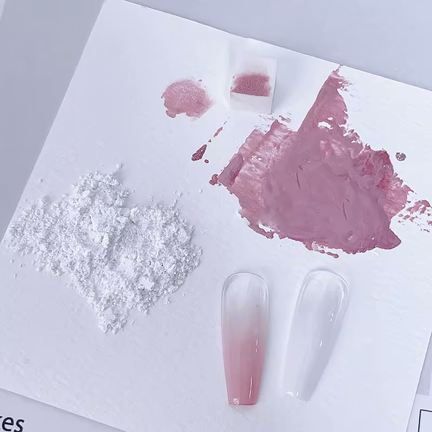 White Pigment Powder (Lithopone) – Nail Art Blending Powder for Blush Gradient, Gel Mixing & 3D Sculpting