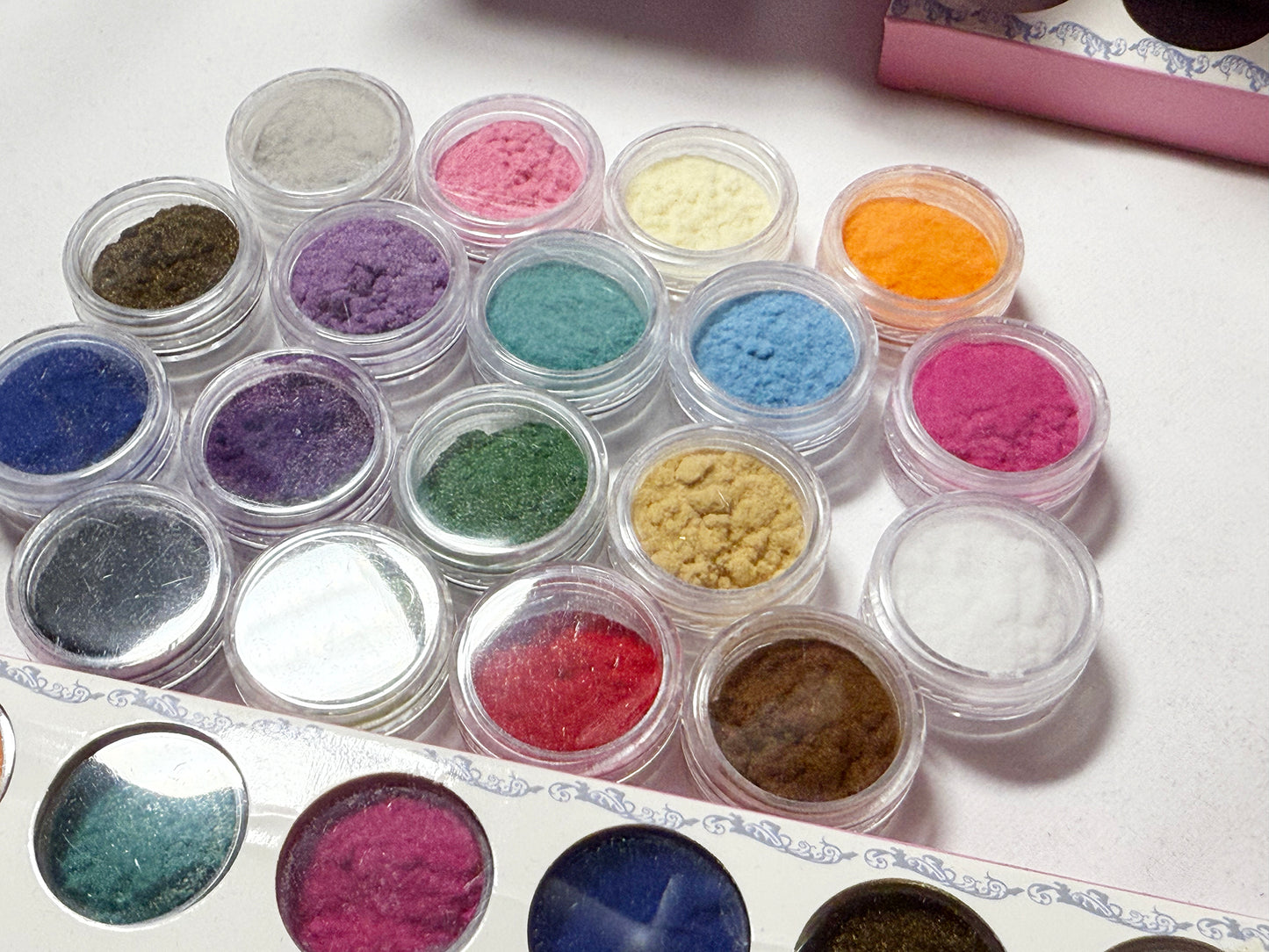 12 cases Velvet Flocking Powder for Nail art Winter Manicure