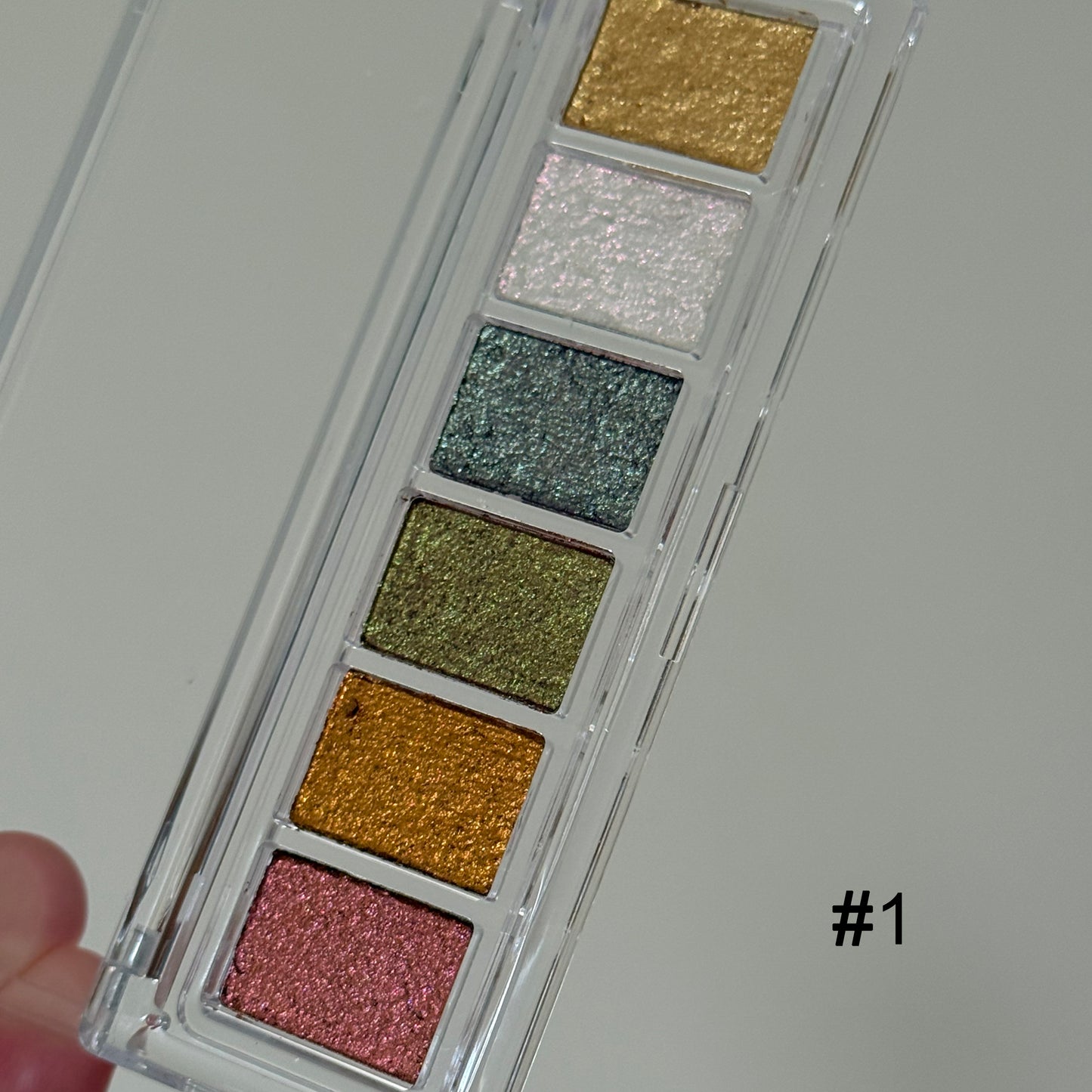 Bling Nail Art Clay Glitter Semi Solid Sparkle Opal Chrome for Nail Decals Starry Metallic Glittery Pigment Paint Glitter Pearl Pigments