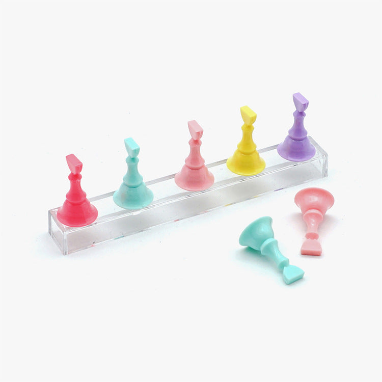 5pcs False Nail Display Stand Holder Set
