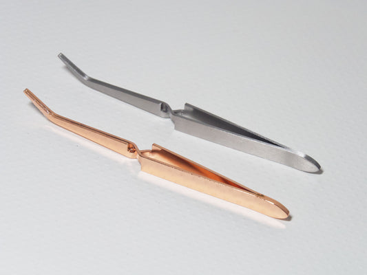 Stainless Steel Nail Pincher Pinching Clamp Tool/Nail Art Curve Tweezer Manicure Tool