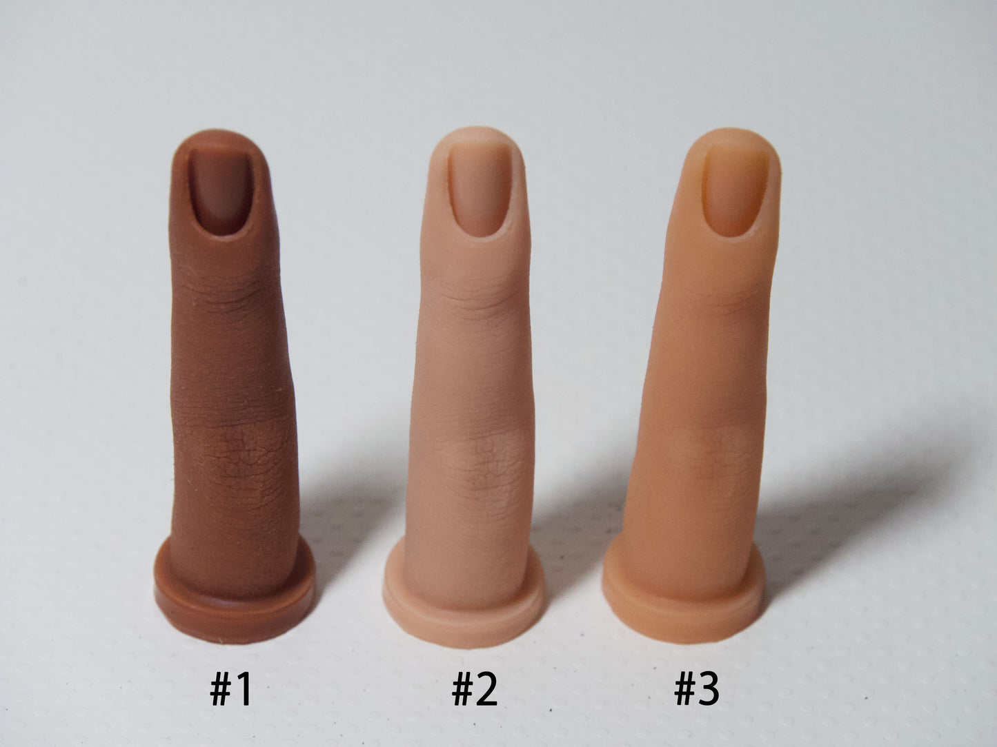 1pc Silicone Nail Practice Hand Model With Joints Bendable Silica Fake Finger Training Manicure Supply Press on Nails