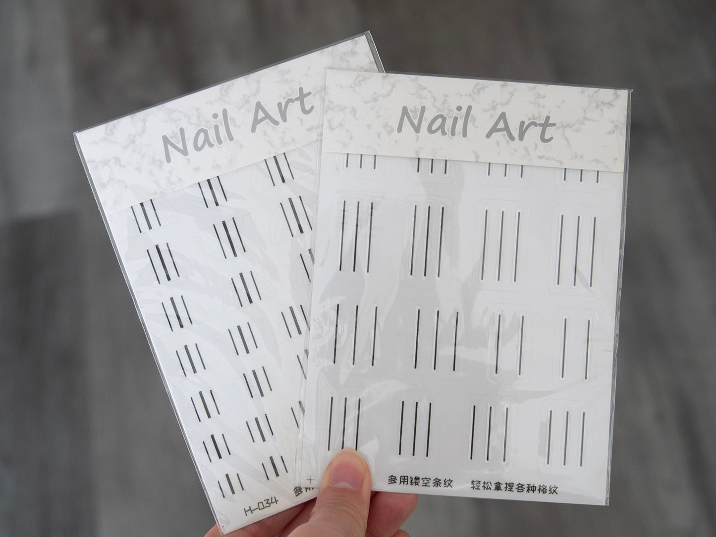 Transparent Grid Nail Stencil Stickers – Multi-Use Striping & Smile Line Nail Art Guides | French Tip Airbrush Nail Templates