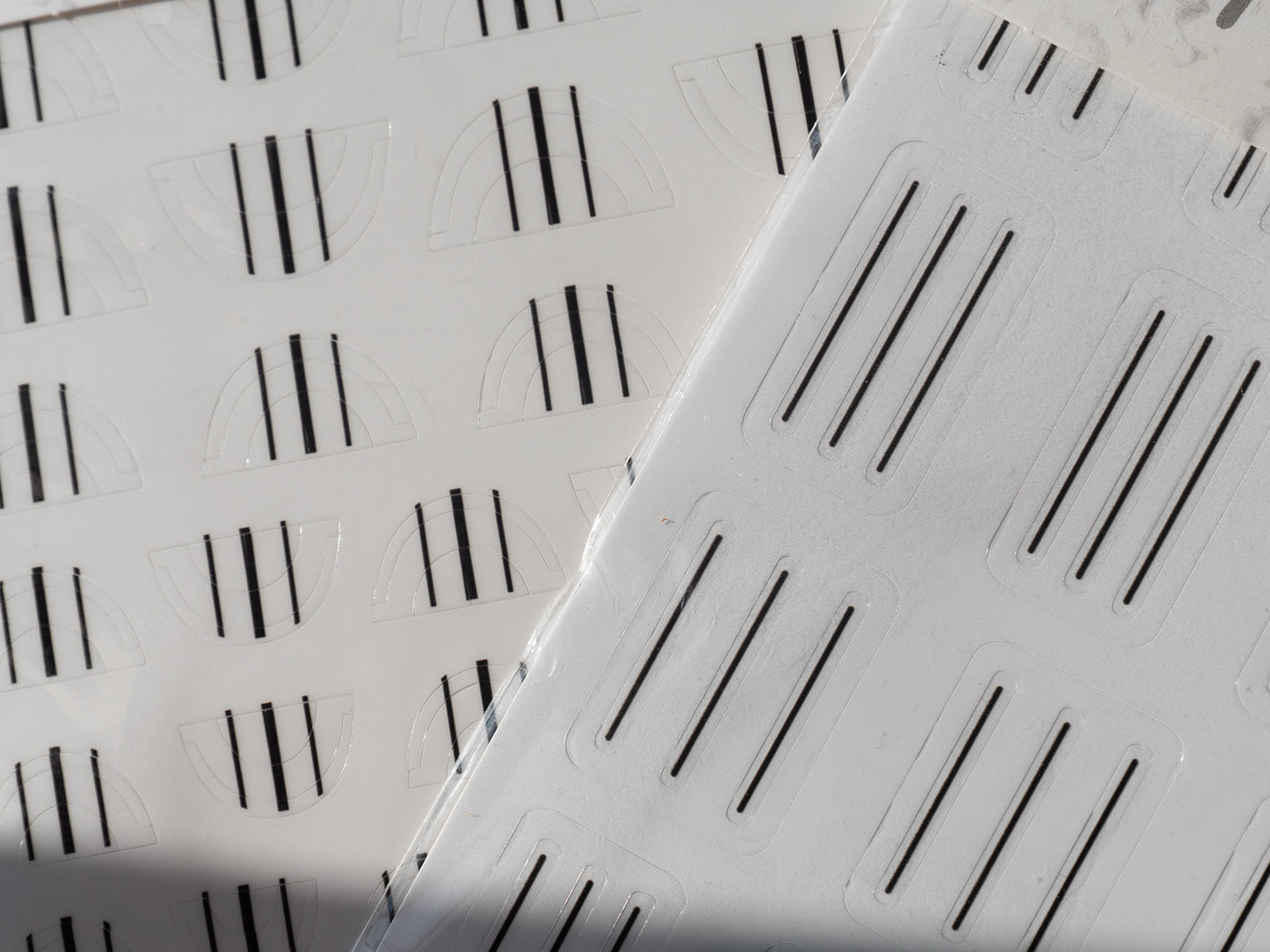 Transparent Grid Nail Stencil Stickers – Multi-Use Striping & Smile Line Nail Art Guides | French Tip Airbrush Nail Templates