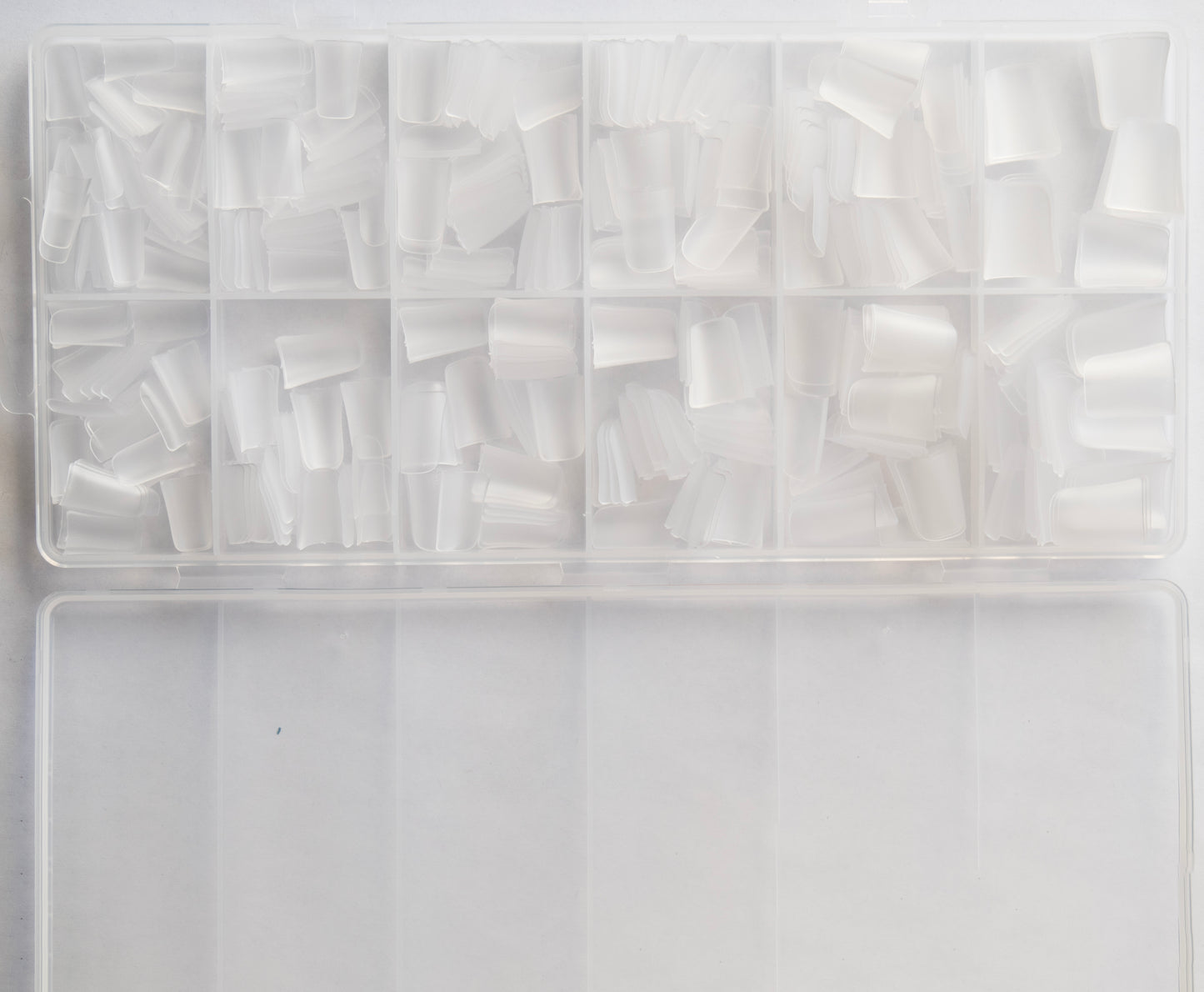 504pcs Duck Press On Nail Tips – Short Square Matte Acrylic Duckbill Nail Tips | Full Cover Nail Tips for DIY & Salon Use