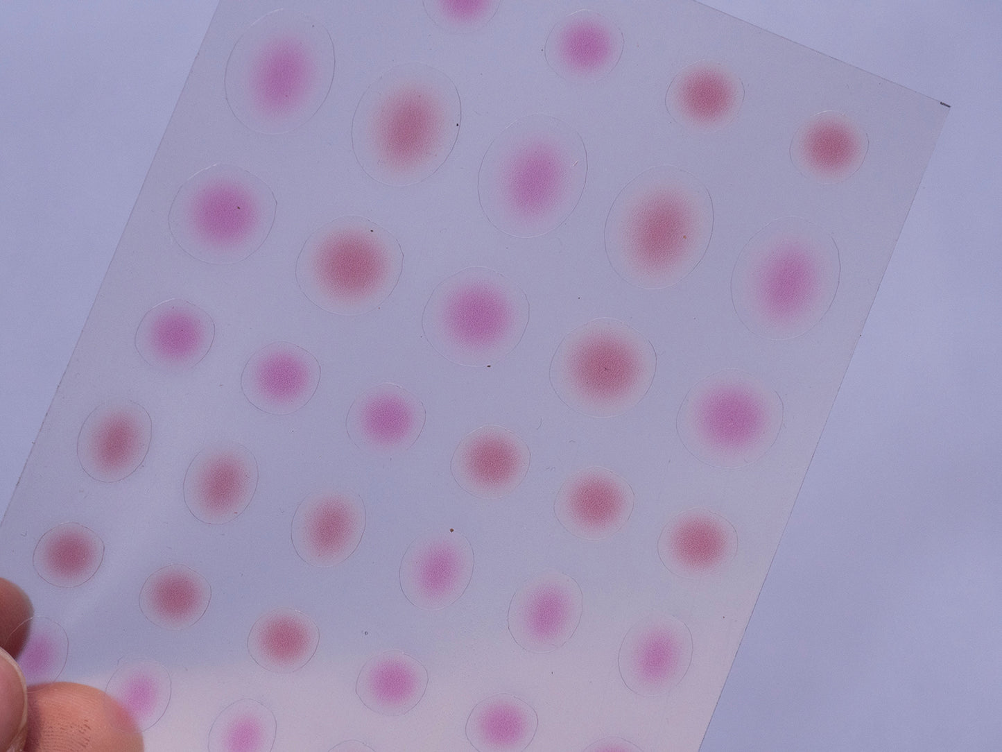 Radial-gradient Nail Art Stickers