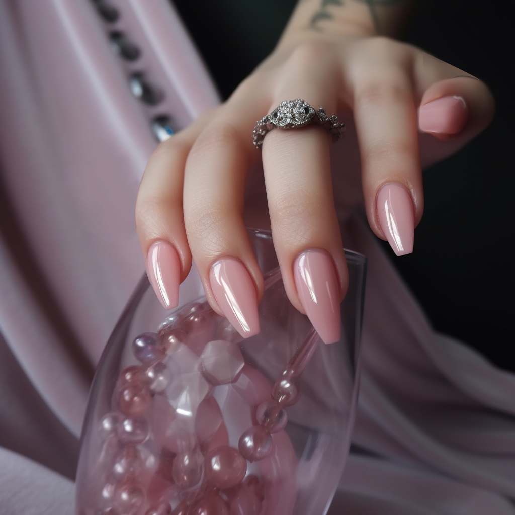 White Pearlescent Glow Chrome Nail Powder Mirror Effect