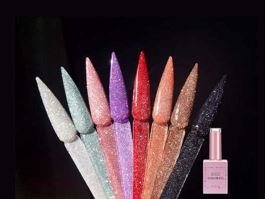 15ml Dazzle Nail Reflective Glitter Diamond UV Gel