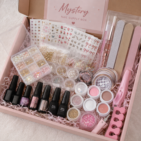 Mystery Nail Box Exploring Box for her, Surprise Box for nail lover, Surprising Gift Box nail decal, nail sticker, nail art, nail supplies