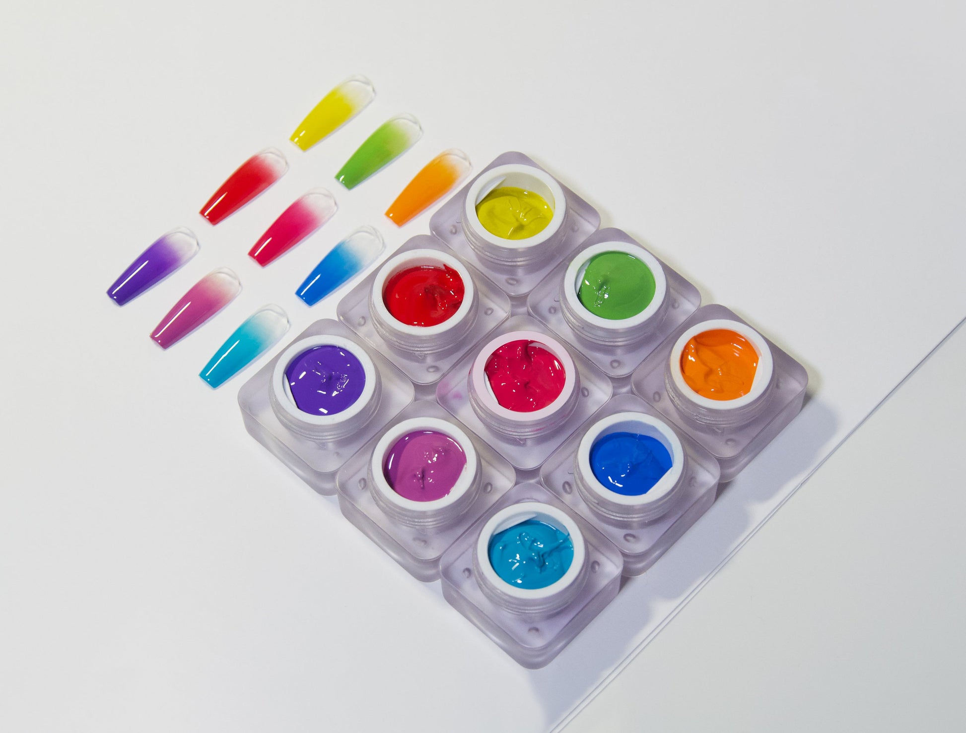 5ml Vivid Gradient Painting Nail Gel/ Dopamine Bright Ombre Strong Coverage Creamy Gels for Nails/ Paint paipai Gels Manicure