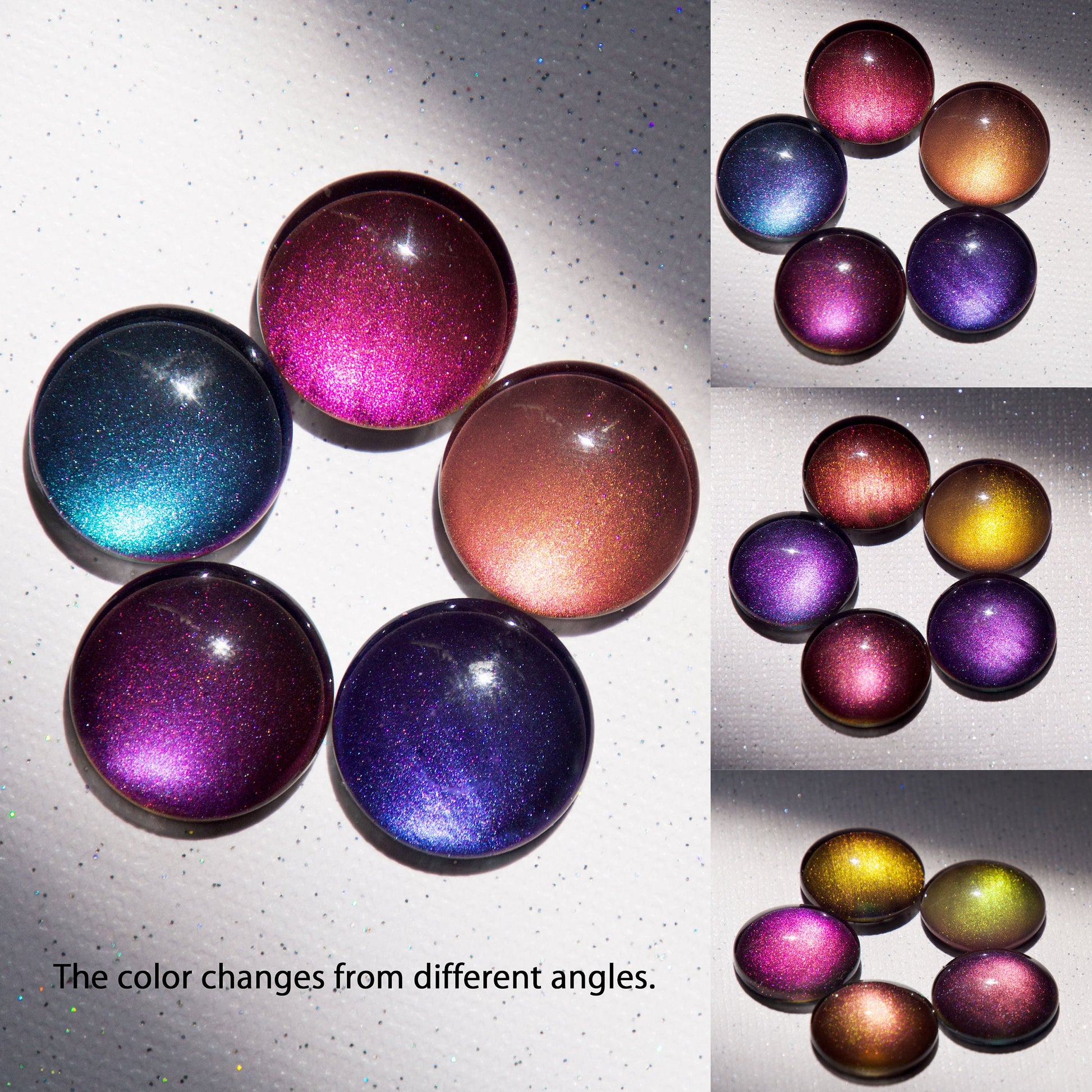 15ml Water Light Iridescent Cat Eye Color Shifts Gel Polish/Magnetic Chameleon Dynamic Galaxy Glowy Pink Purple Blue Nail -Makybling