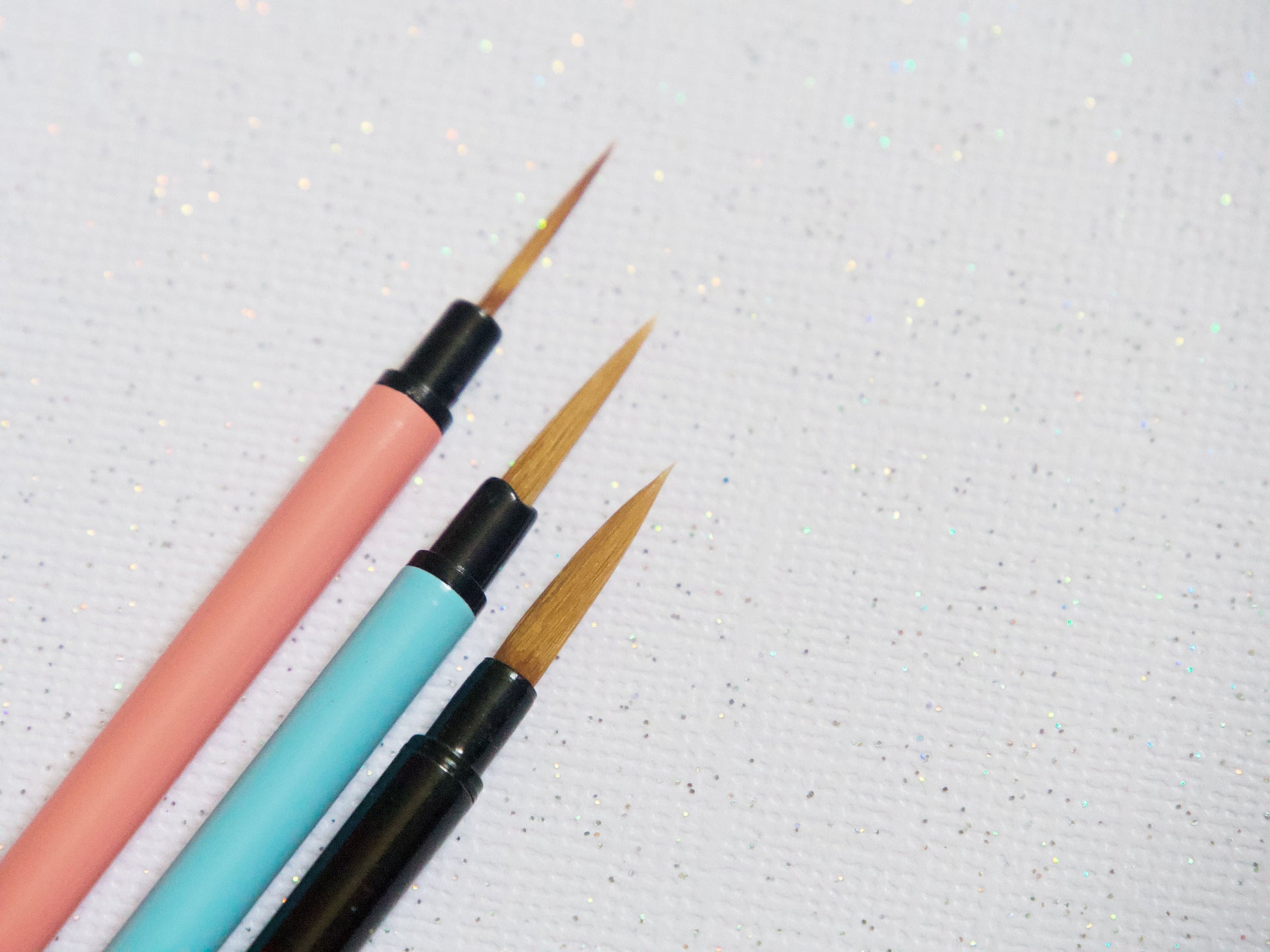 Mink Hair Nail Brush Flower Painting Detailing Striping Nail Art Pen, liner brush, Water Color Paint Brushes Thin Bamboo Handle Tool Supply