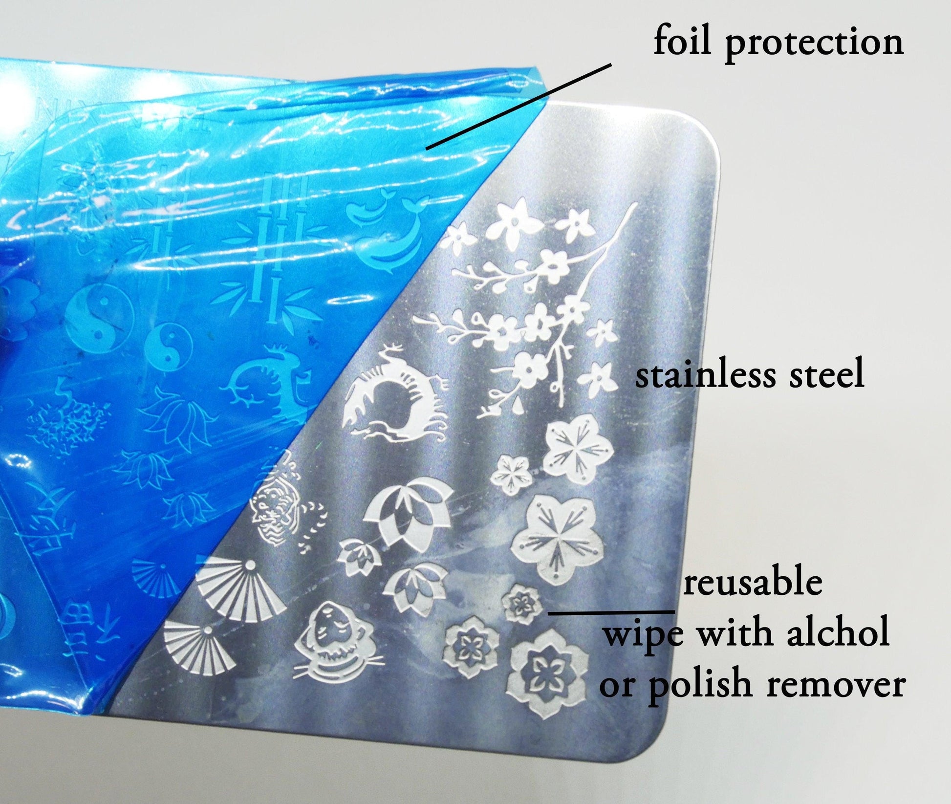 Garden floral Nail Art Stamping Image Plates/ flower fairy tale nail stamp Plates Manicure Nail Designs DIY