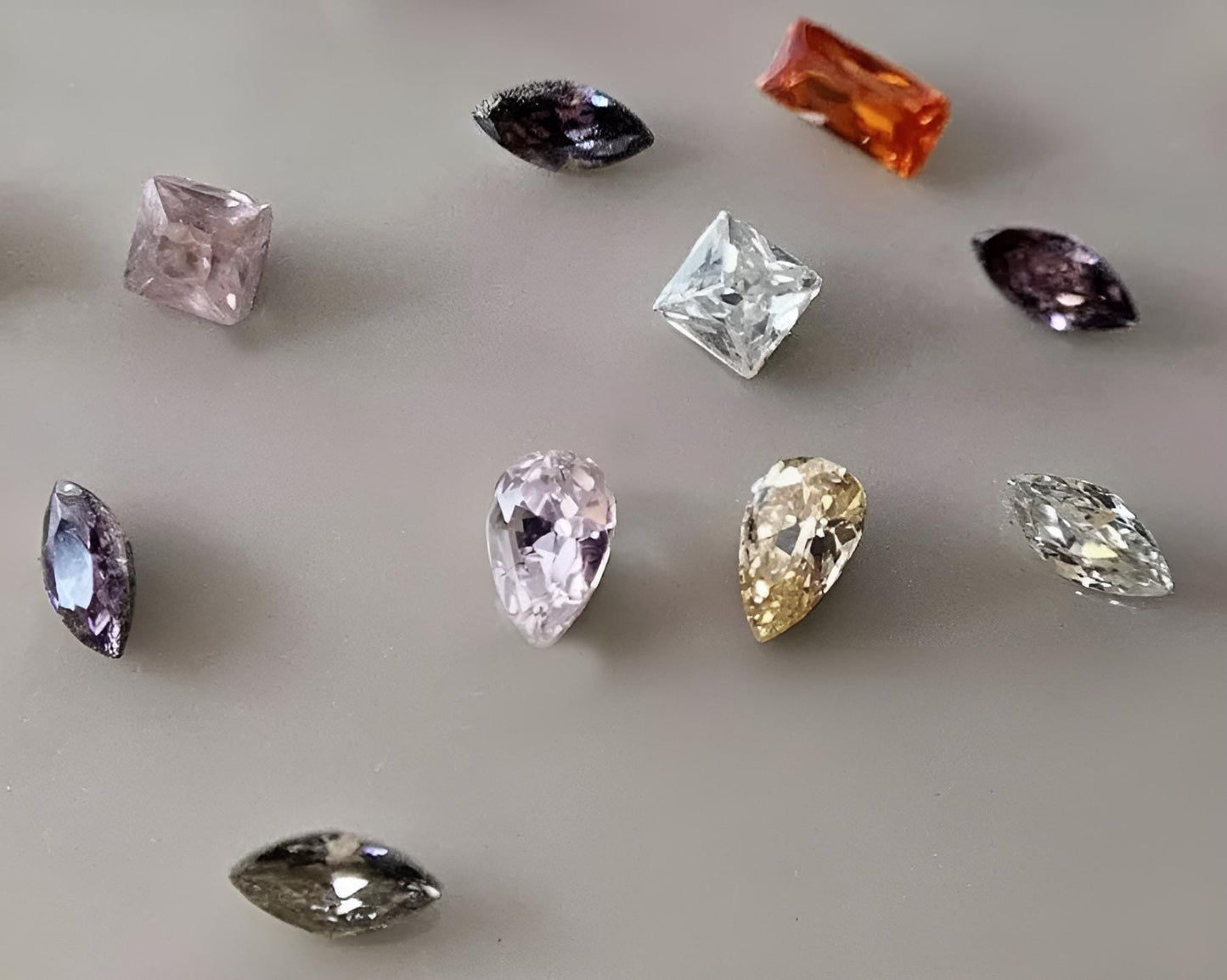 50pcs Mini Zircon Gemstones Nail Decal