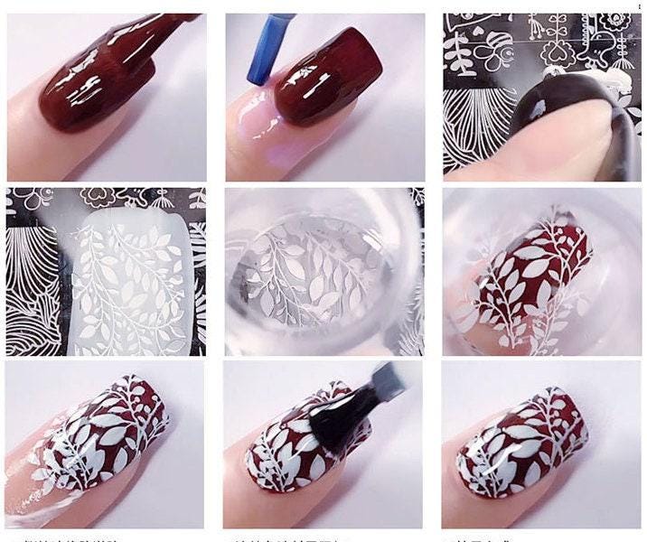 Garden floral Nail Art Stamping Image Plates/ flower fairy tale nail stamp Plates Manicure Nail Designs DIY