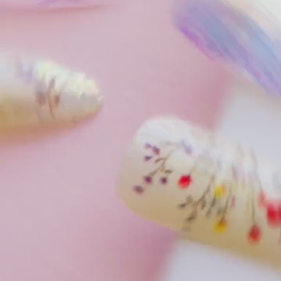 Flower Bouquet Theme nail sticker