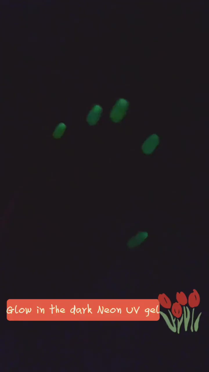 15ml Neon Luminescent Yellow Orange UV Gel