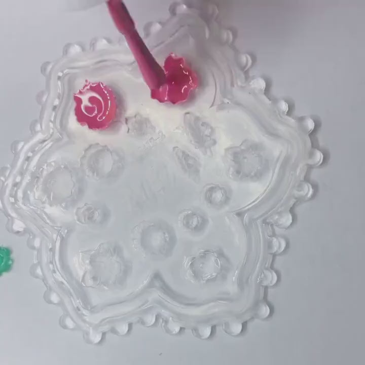 Winter Snow Flake Silica Mould for Nail Art DIY Decal Design