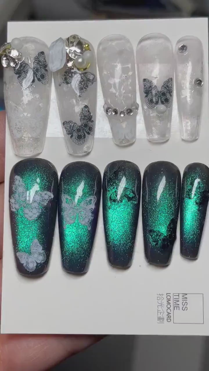 Butterfly Lace nail sticker